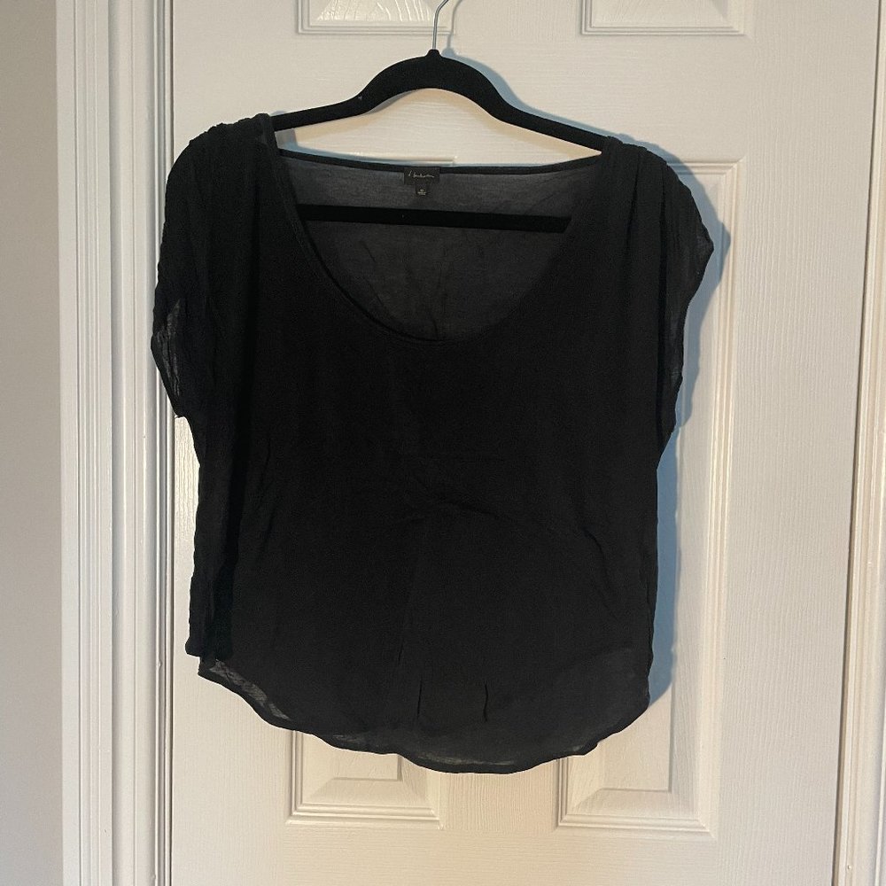 Aritzia Babaton Black T Shirt XS
